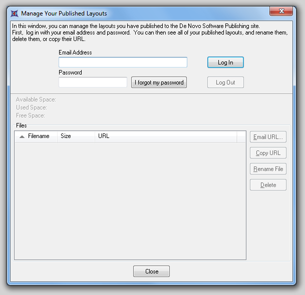 图34.5  Managing Published Layouts (管理发布了的版面)